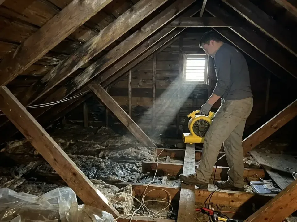 attic-water-damage-drying-proc-007 — frequently asked questions, Emergency Water Extraction & 24/7 Flood Response in Ambler,…